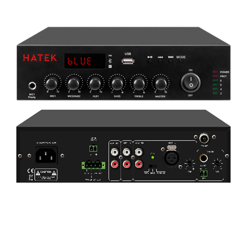 Amply Mixer Kỹ Thuật Số Mini với USB/FM/Bluetooth HT120UB