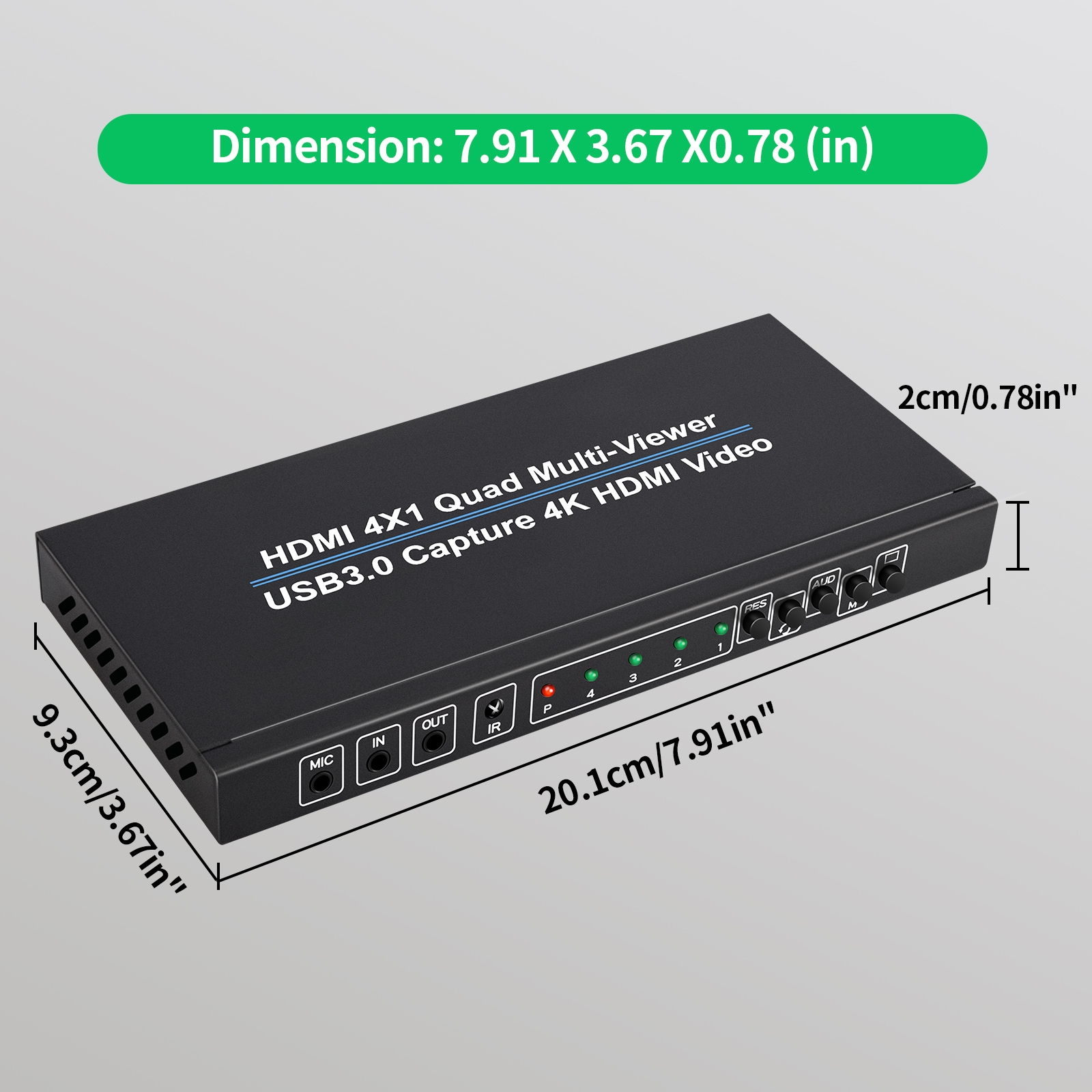 Bàn trộn tín hiệu camera HATEK MVS402