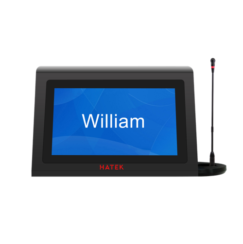 Dual Screen Paperless Conference Electronic Nameplate with Microphone - HD702MIC