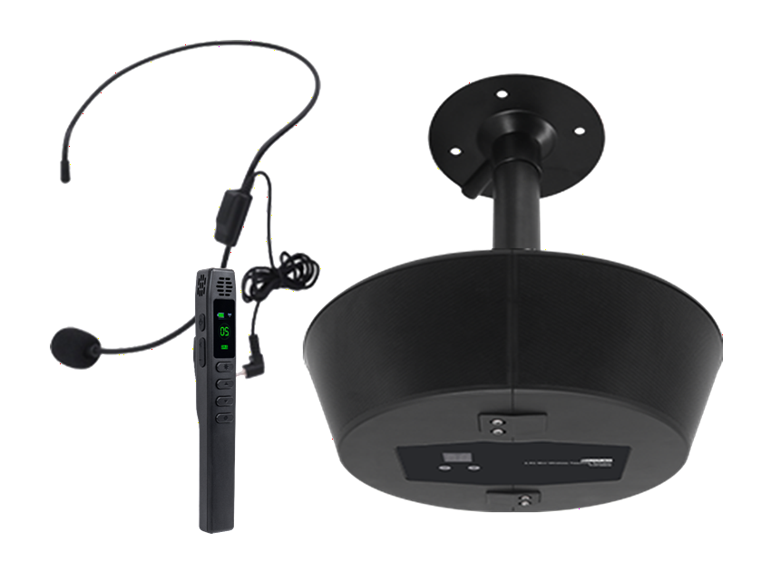 Loa 360 độ và Micro không dây 2,4GHz Hatek HT6609